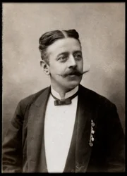 Porträt von Philipp Fahrbach (1843-1894), österreichischer Komponist